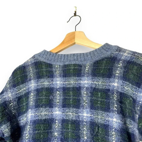 VTG Northern Reflections Wool Blend Sweater Women’s S Plaid Checkered 80s/90s - Picture 3 of 7